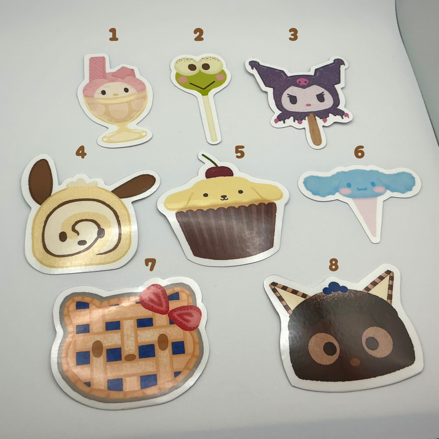 Dessert Character Sticker