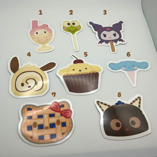Dessert Character Sticker
