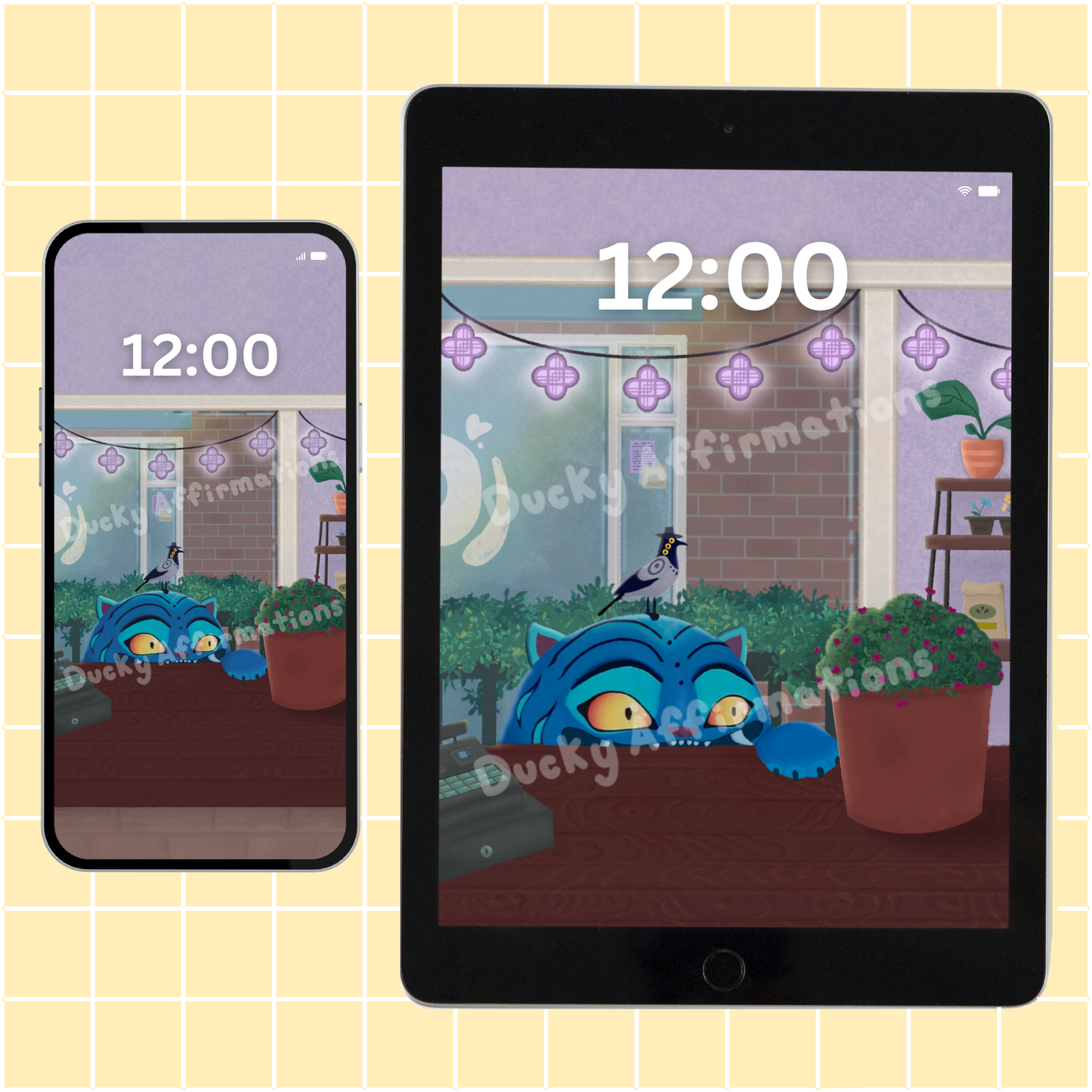Plant Shop Digital Device Wallpaper