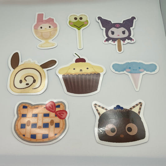 Dessert Character Sticker