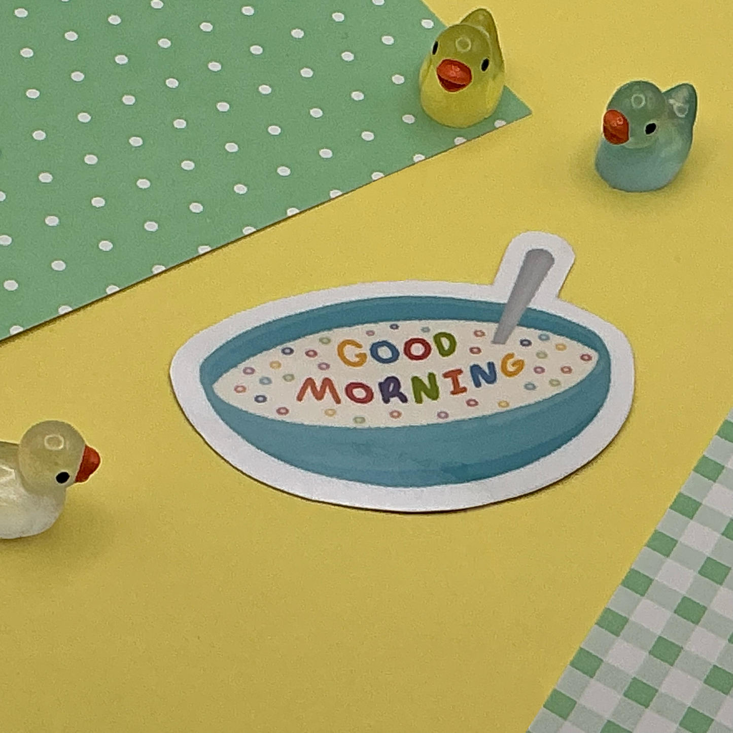 Good Morning Cereal Sticker