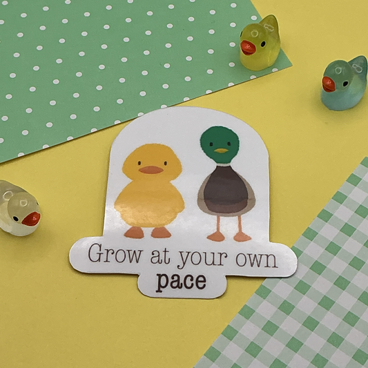 Grow Ducky Affirmations Sticker